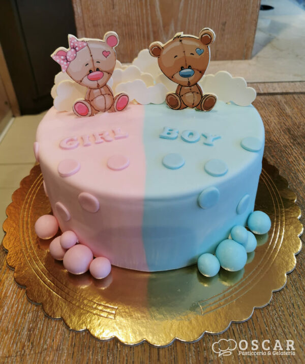 torta gender reveal cake 07