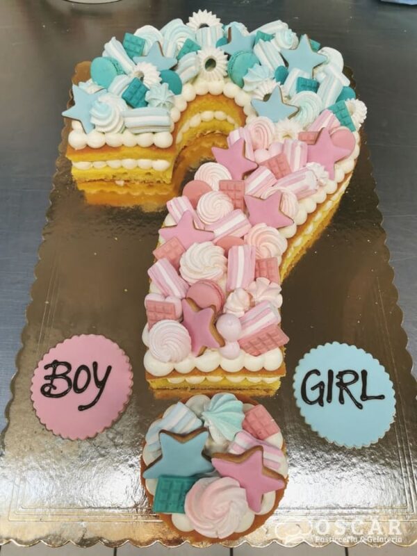torta gender reveal cake 20